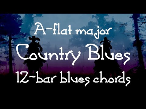 Country Blues A-flat, country backing track in Ab major, 185bpm. 12 bar blues chords. Have fun!