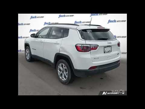 2025 Jeep Compass North 4x4 in Bright White for sale at Finch Chrysler Dodge Jeep Ram Ltd in London, ON