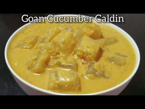 Goan Cucumber Caldin Recipe | How To Make Cucumber Curry | Healthy, Quick And Easy Cucumber Recipe 