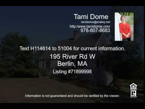 195 River Road W Berlin MA 01503 - Real Estate For Sale