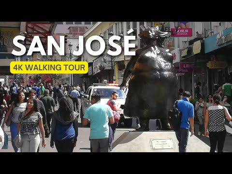 San José, Costa Rica 🇨🇷 - Avenida Central - 4K Walking Tour