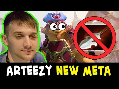 Arteezy mid Pangolier NEW META — NO Javelins