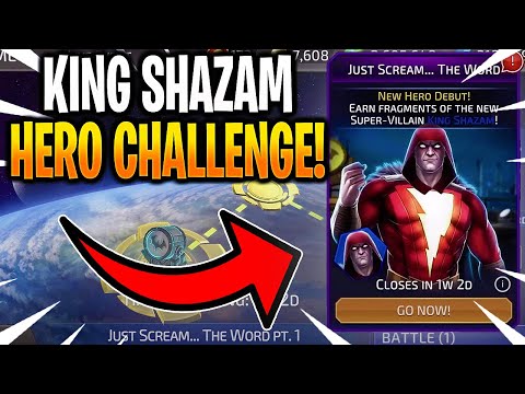 *NEW* KING SHAZAM HERO CHALLENGE! - DC Legends