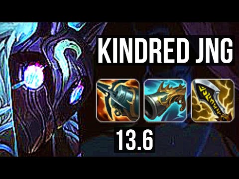 KINDRED vs POPPY (JNG) | 19/1/4, Legendary, 800+ games | KR Master | 13.6