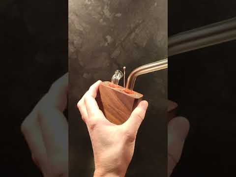 Sticky Brick Junior walnut with Runt mouthpiece by Sticky Brick Labs