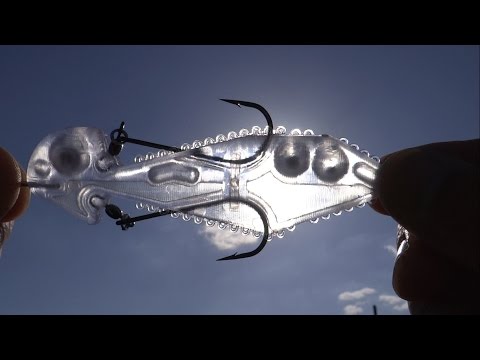 How to & how it's made: weed-less lure for pike, muskie & bass. Тест приманки-незaцепляйки для щуки.