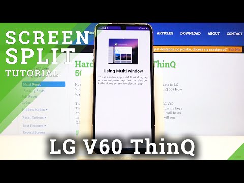 How to Use Split Screen in LG V60 ThinQ – Create Double Screen