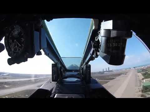 Fighter Jet Low Flyover Cockpit View