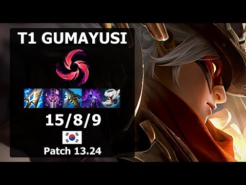 T1 Gumayusi Varus ADC vs Kalista| Patch 13.24 KR Challenger