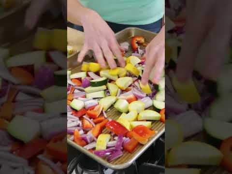 No-fail roasted veggies! 🎯 every time #shorts