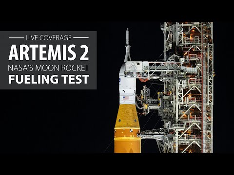 Watch Live: NASA fuels SLS moon rocket in crucial, prelaunch test for Artemis 2 (Part 2)