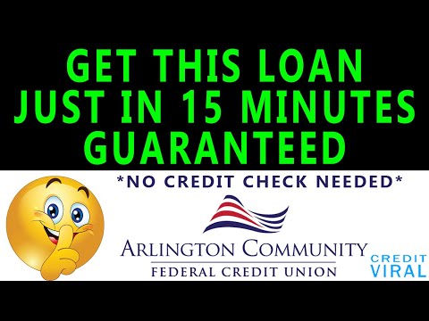 Get this Loan in 15 Minutes With No Credit Check | Guaranteed Approval | Arlington Credit Union