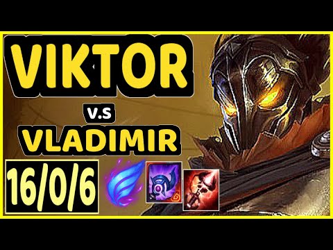 MAGIFELIX (VIKTOR) vs VLADIMIR - 16/0/6 KDA MID CHALLENGER GAMEPLAY - EUW