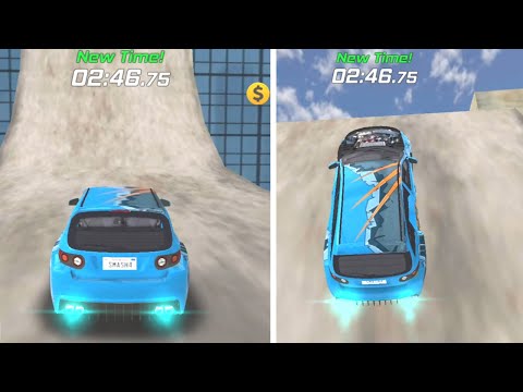 Smash Car Hit Car Driving Simulator Stunt Ramp