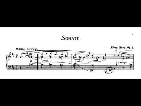 Alban Berg - Piano Sonata Op.1 (Hamelin, Gould)