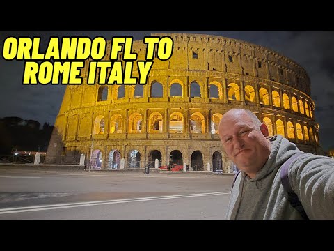 First trip to Rome Italy from Orlando with a bit of flight delays but made it 1/21/2026