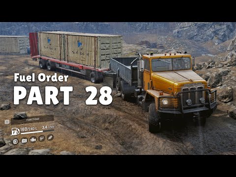Fuel Order - Smithville Dam | SnowRunner Gameplay - Part 28