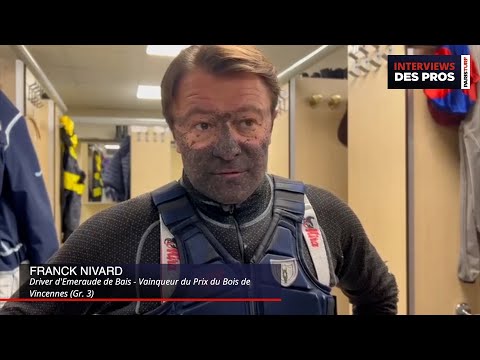 Franck Nivard, driver d'Emeraude de Bais (Prix du Bois de Vincennes - 23 mars)