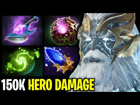 YOU CAN RUN BUT YOU CANT HIDE ZEUS WITH +150K DMG NON STOP  SPAM SKILLS WITH ARCANE BLINK | DOTA 2