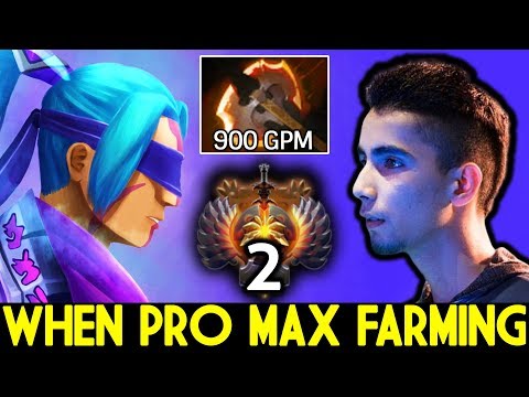 SUMAIL [Anti Mage] When Pro Max Farming 900 GPM Full 12 Items 7.23 Dota 2