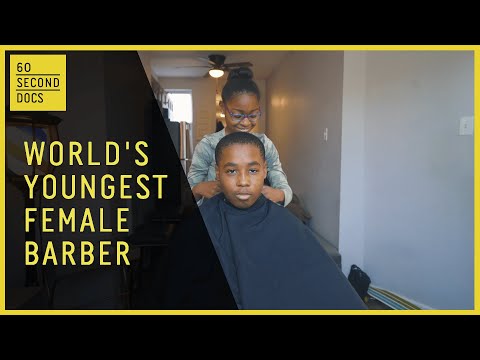 9-Year-Old Is the World’s Youngest Female Barber
