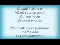 Third Day - Caught Up In Yourself Lyrics