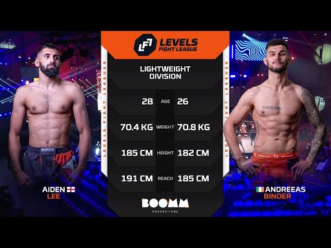 LFL 9 Full Fight: Aiden Lee VS Andreaas Binder