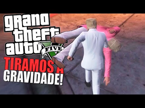 Gravidade Zero (BUG) - GTA 5 Online Momentos Engraçados