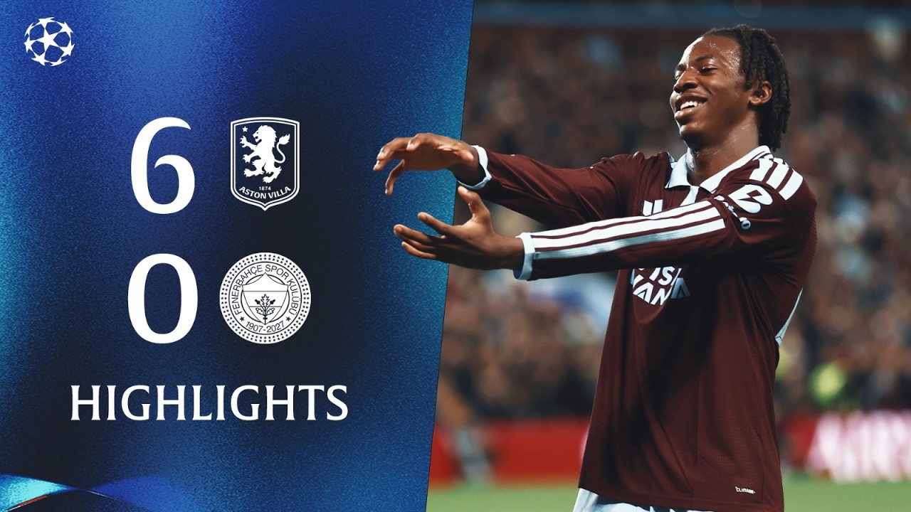 Aston Villa FC 6 - 0 Fenerbahçe SK highlights