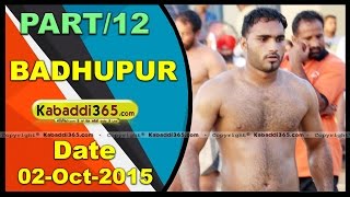 (1) Badhupur (Hoshiarpur) Kabaddi Tournament 2 Oct 2015