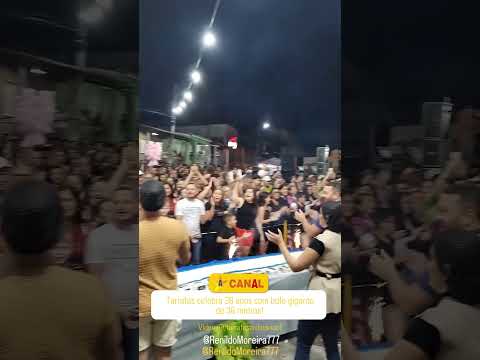 Tarrafas celebra 38 anos com bolo de 38 metros!