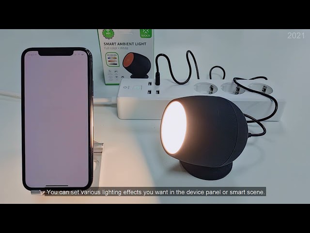 woox Pöytävalaisin rgb+3000-6500k 2.2w 210lm