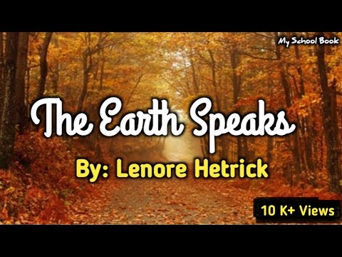 The Earth Speaks | By: Lenore Hetrick | #Recitation | #seasons  #youtubevideo #youtube  #subscribe