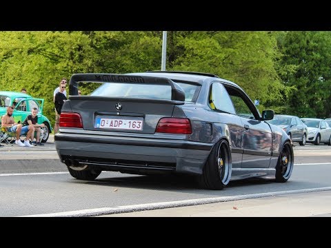 Modified cars leaving a Carshow | LayLow 2018