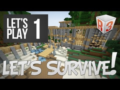 Let's play Ep1 (français, map survie) - Minecraft - R3li3nt