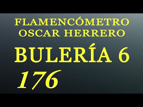 Metrónomo Flamenco - Bulería "6" 176 - Flamencómetro Oscar Herrero