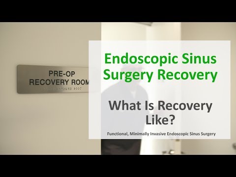 What is Recovery Like for Sinus Surgery? Endoscopic Sinus Surgery by Dr. Daneshrad, Santa Monica