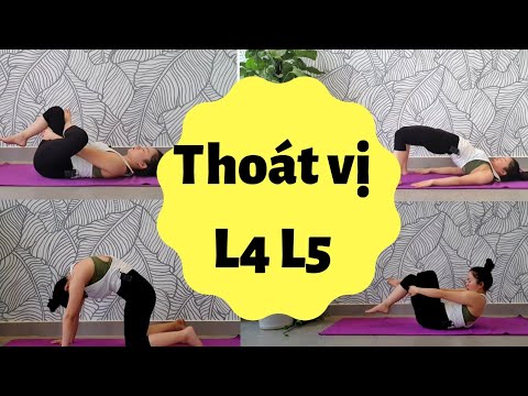 Yoga trị liệu thoát vị đĩa đệm L4 -L5- S1 Tập 1  (Dành cho người đang đau, tập ngay trên giường)