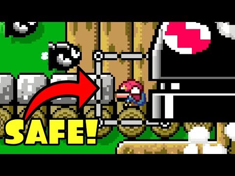 Super Mario Maker 2 🔧 Reach the Safe Spot 🔧 MegaTefyt