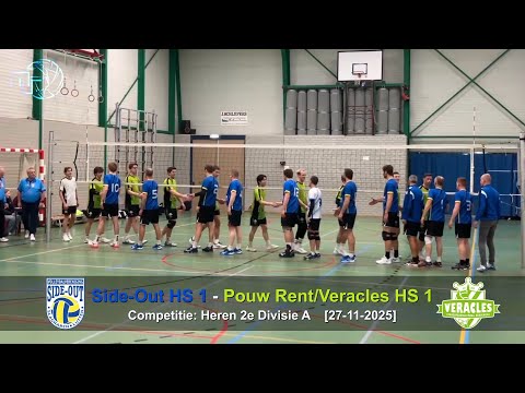 Volleybal Heren 2e Divisie A: Side-Out H1 - Pouw Rent/Veracles H1 [27-11-2025]