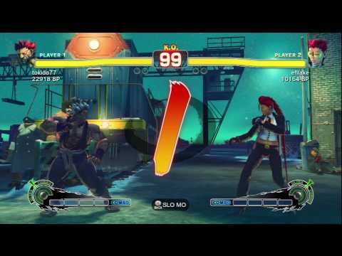 SSF4: tokido77 [Tokido] (Akuma) vs. efllake [Uryo] (C. Viper)