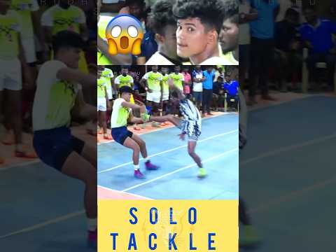 😱SOLO TACKLE   #kabaddi #shorts