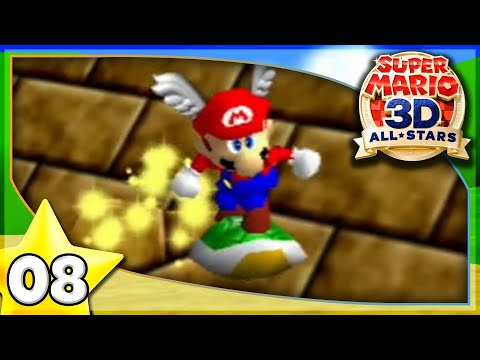 Shifting Sand Land 100%!  Super Mario 64 (3D All-Stars) Gameplay Walkthrough Part 8!
