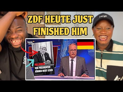 German TV Show ZDF Today ROASTING DONALD TRUMP