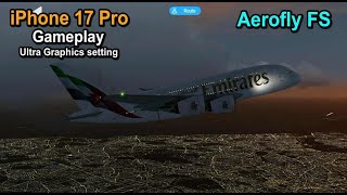 Emirates A380 Full Push Back and Take Off From London Heathrow - iPhone 17 Pro Gameplay - Aerofly FS