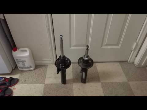 Compare Old vs New Struts - VW Jetta SportWagen OEM SACHS vs NEW BILSTEIN PART II