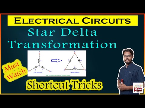 What is Star delta transformation | Star delta transformation shortcut tricks | Diploma 3rd sem