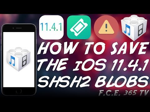 How To Save iOS 11.4.1 SHSH Blobs (For Downgrades) | Save Them Now! Video
