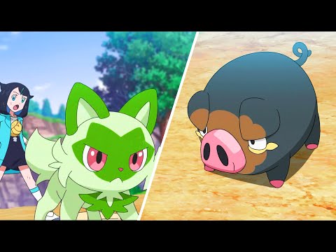 Liko(Sprigatito) vs Lechonk | Mel - Poison | Pokemon Horizons Episode 9 | Pokemon 2023 Episode 9 AMV