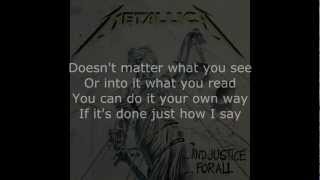 Metallica Eye Of The Beholder Video